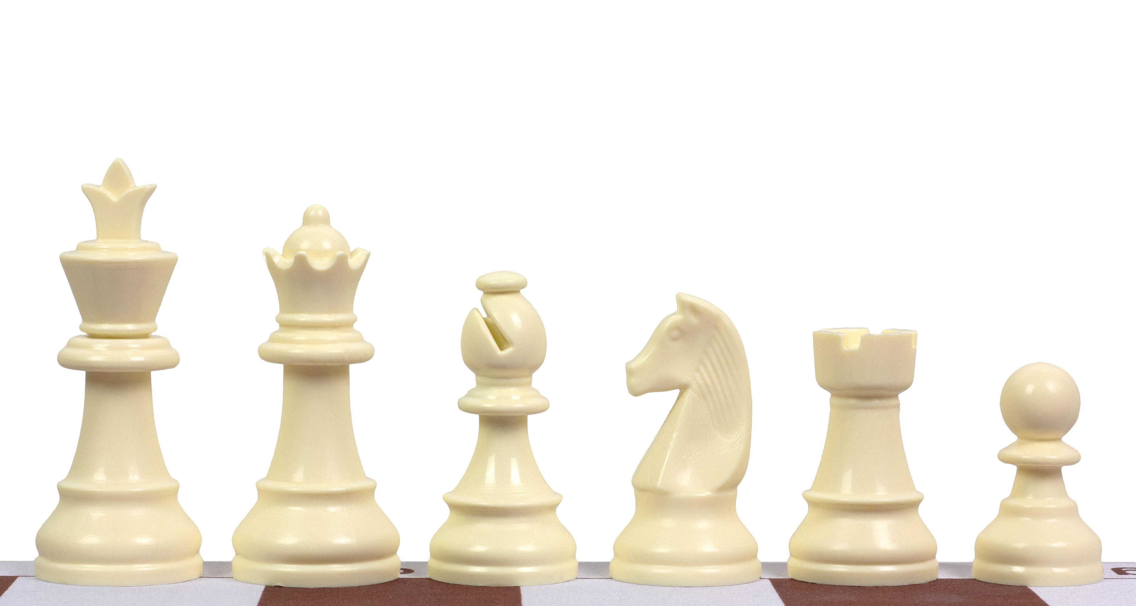 Staunton Plastic Chess Pieces 95mm King – Large Tournament No.6 – image 4
