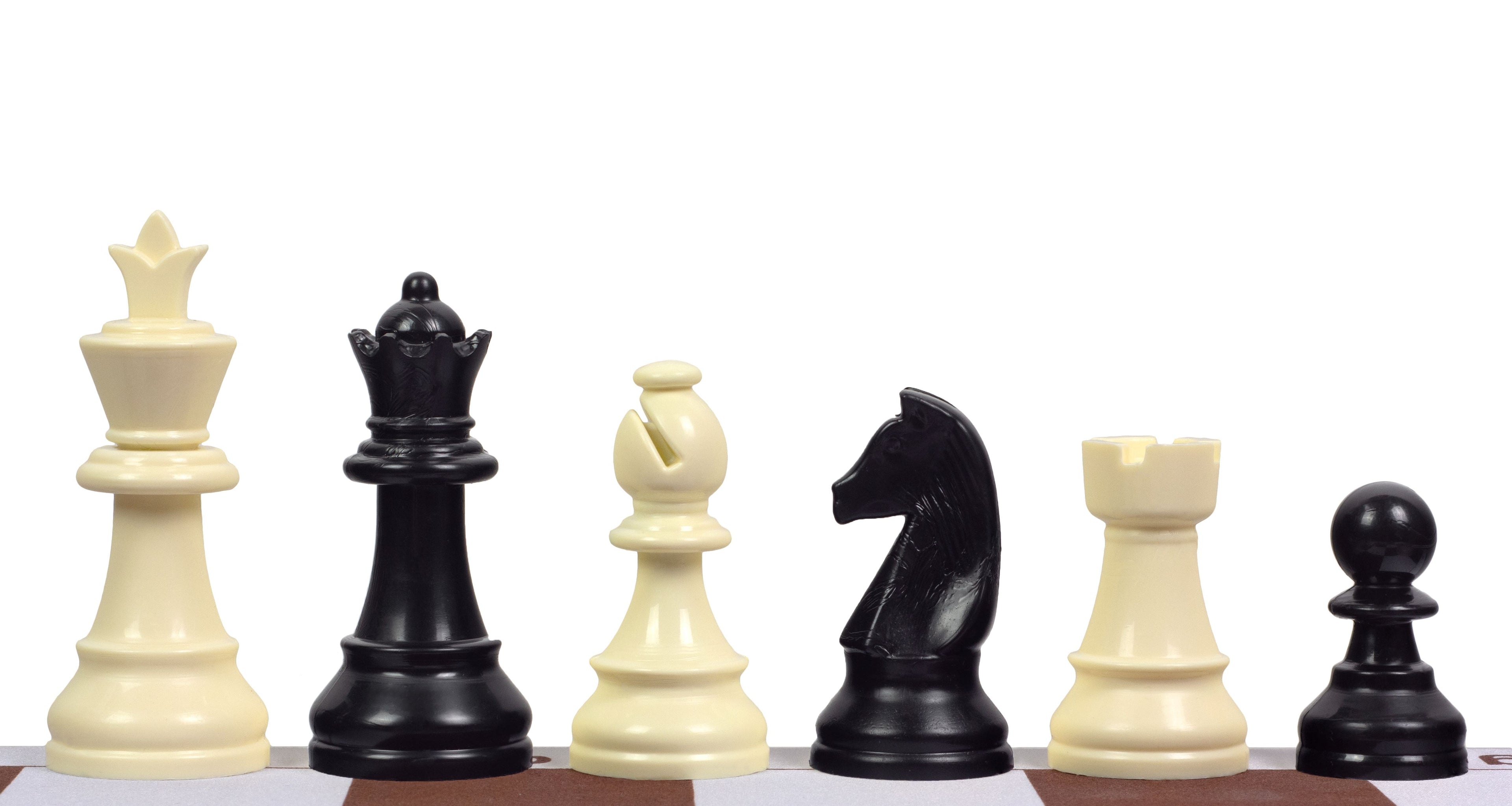 Staunton Plastic Chess Pieces 95mm King – Large Tournament No.6