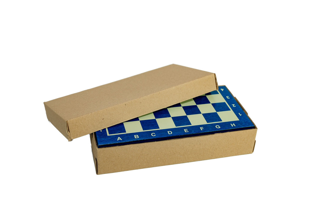 Magnetic Wooden Chess Mini 20cm – Blue Travel Set – image 5