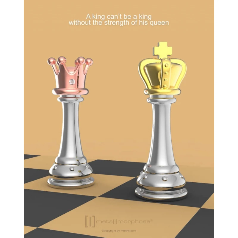 Chess Pendant King Design – by Meta[l]morphose – image 4