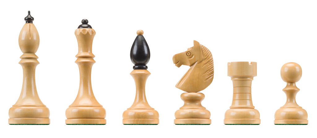 Chess Pieces Electronic DGT Czech Club - Weighted Wooden Pieces for E-Boards – image 2